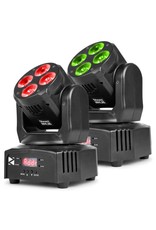 Beamz MHL36 Moving head set of 2 in bag