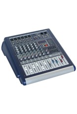 PD Power Dynamics PDM-S602A 6-Kanaals mixer met versterker DSP/MP3