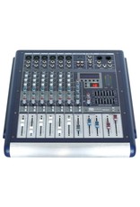 PD Power Dynamics PDM-S602A 6-Kanaals mixer met versterker DSP/MP3