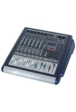 PD Power Dynamics PDM-S602A 6-Kanaals mixer met versterker DSP/MP3