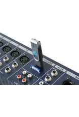 PD Power Dynamics PDM-S602A 6-Kanaals mixer met versterker DSP/MP3