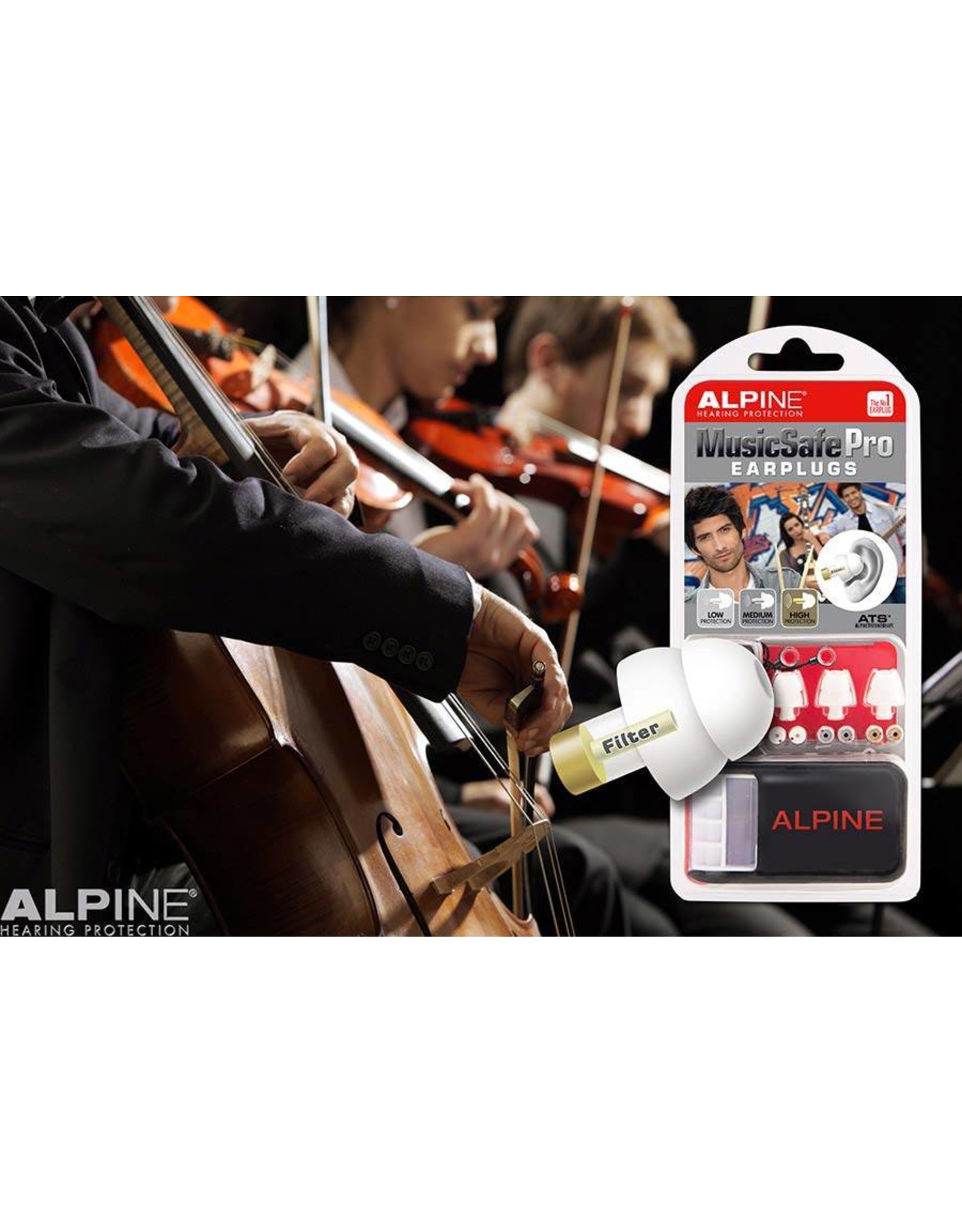 Alpine  MusicSafe Pro white ALP-MSP/WH gehoorbescherming