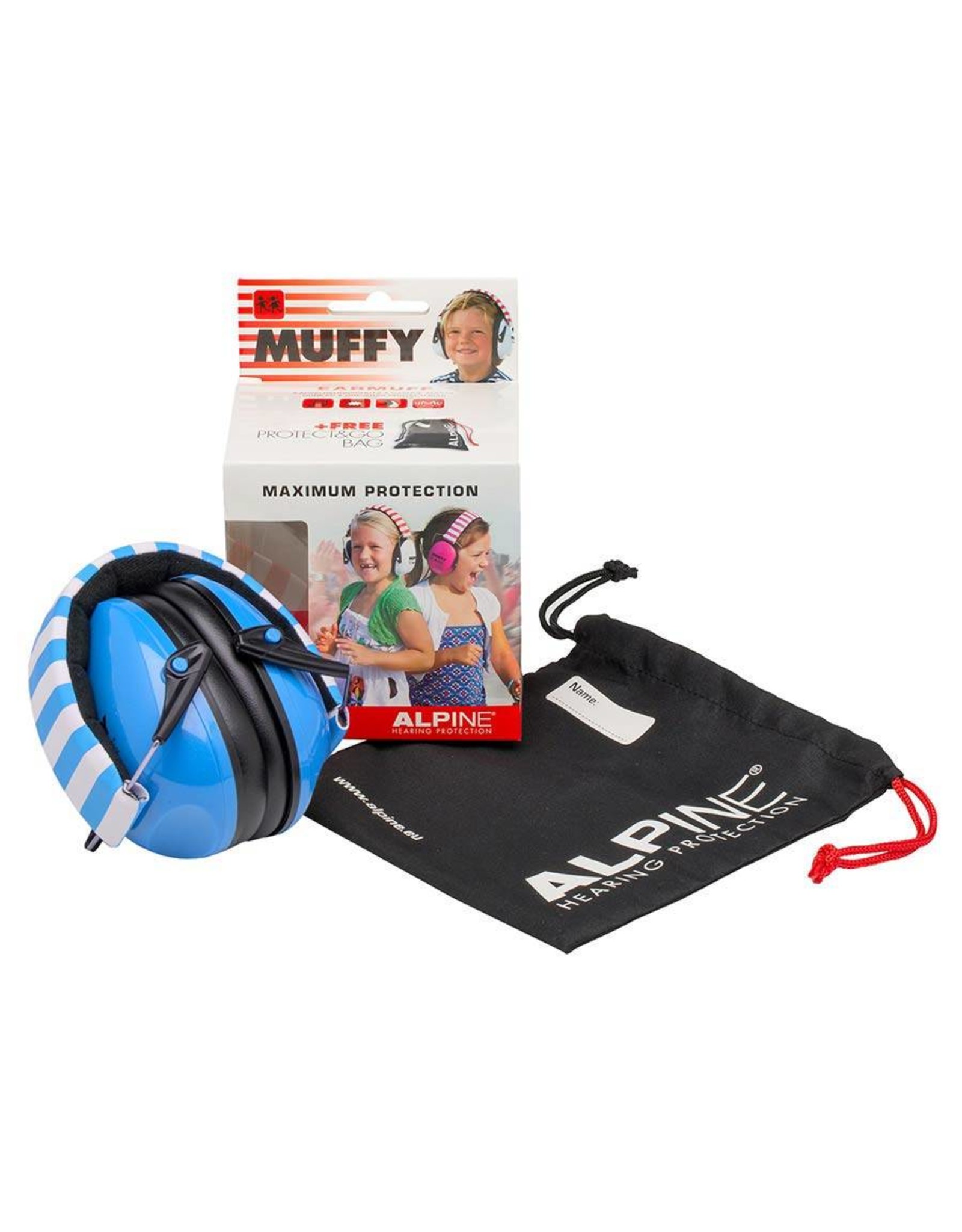 Alpine Muffy oorkappen voor kinderen blauw  ALP-MUF/BU gehoorbescherming