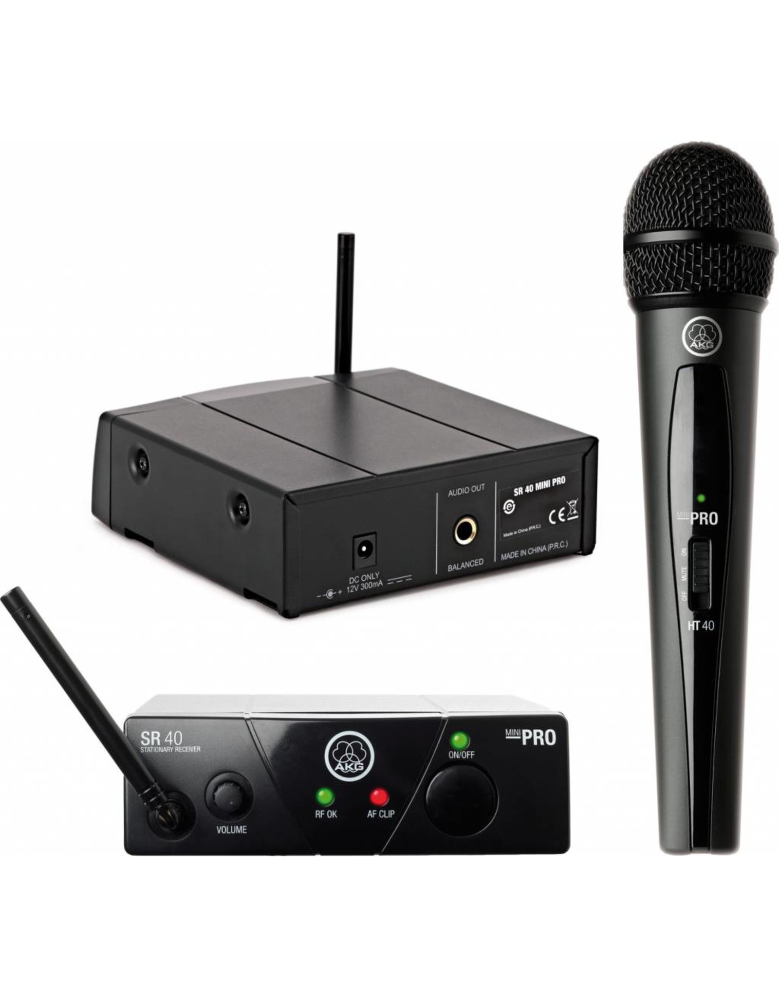 AKG WMS 40 pro mini wireless vocal set ISM2 864.375 MHz