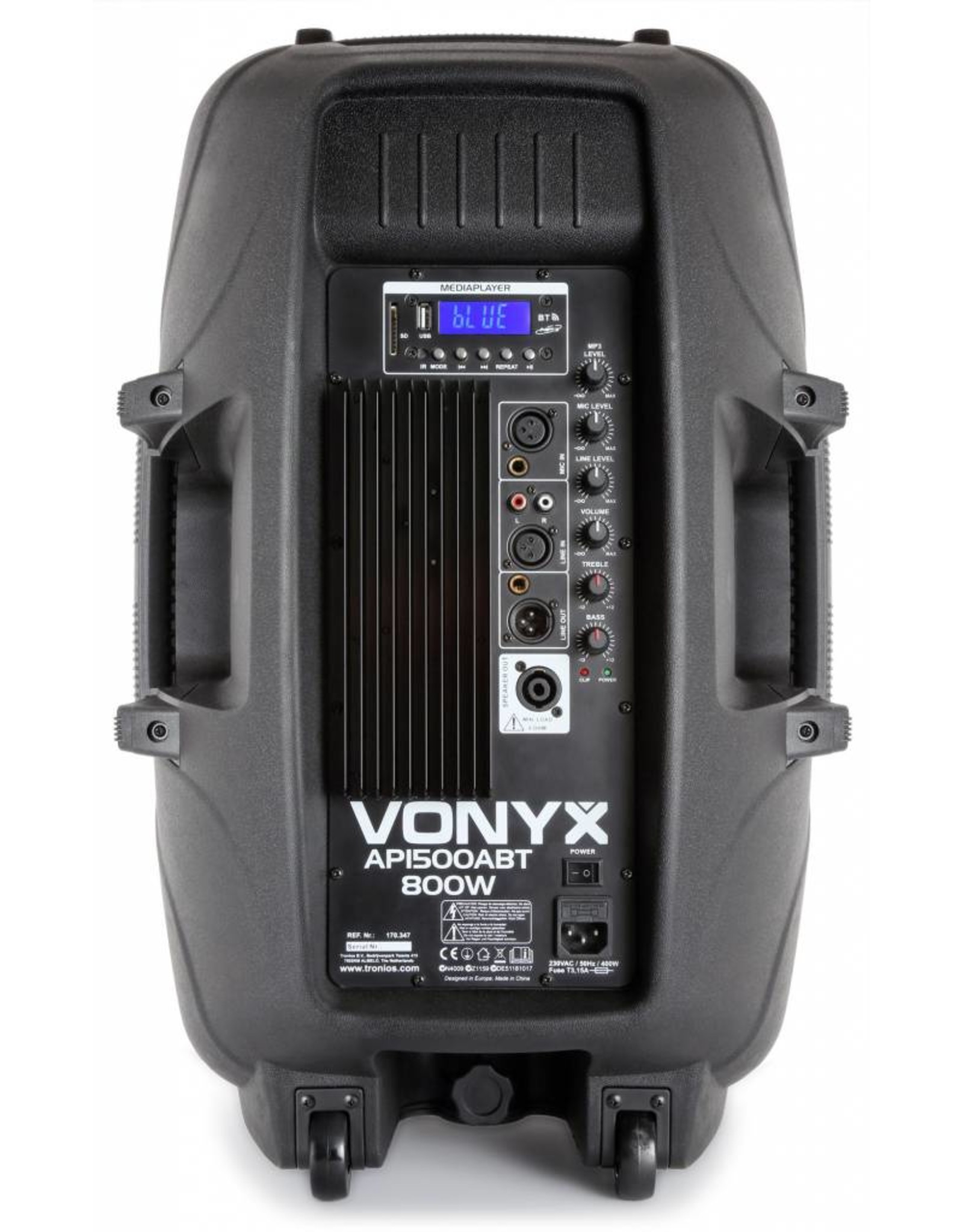 Vonyx AP1500ABT MP3 Hi-End Actieve Speaker 15"