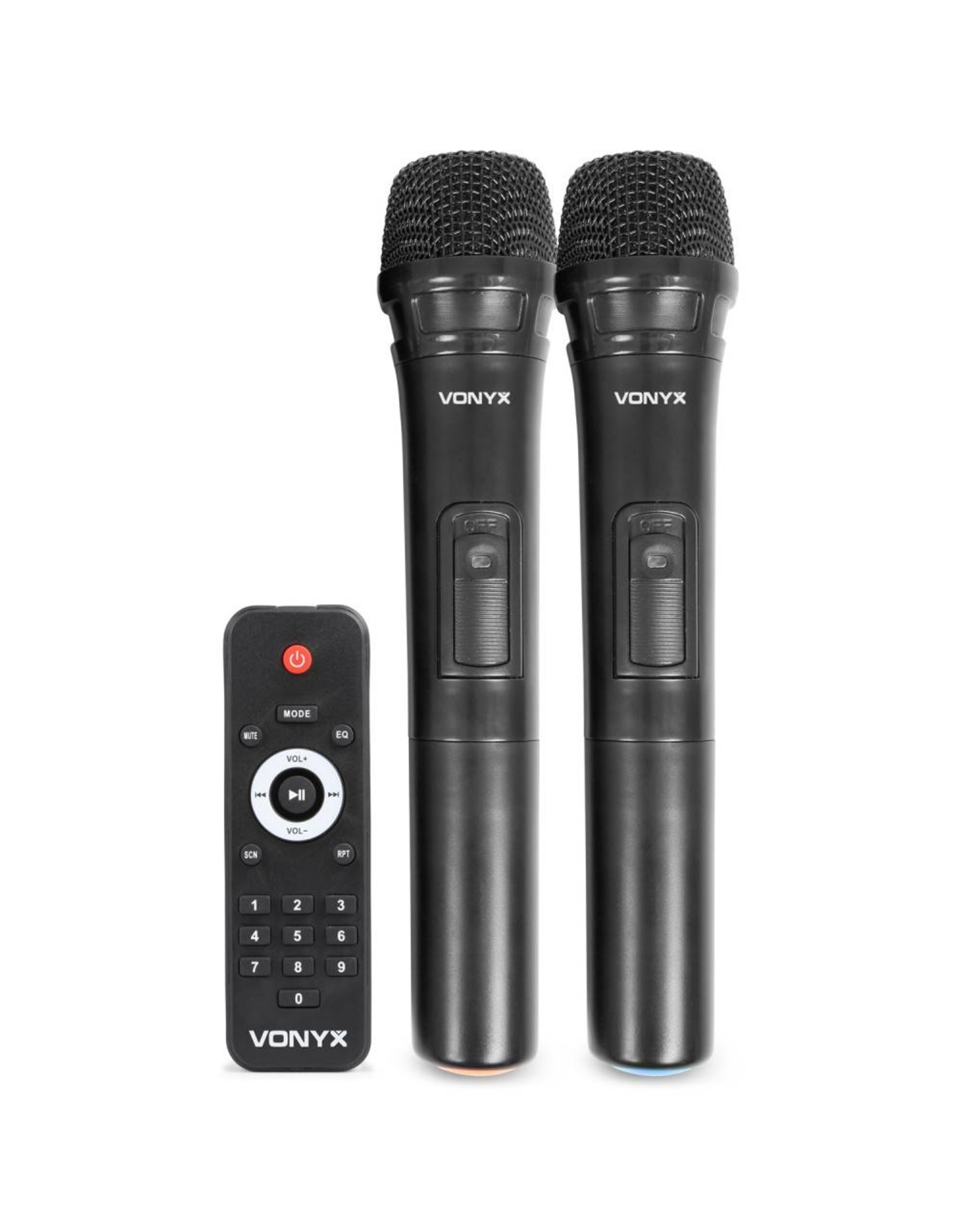 Vonyx SPJ-PA915 Mobiele speaker met Accu UHF/usb/mp3  ABS 15"