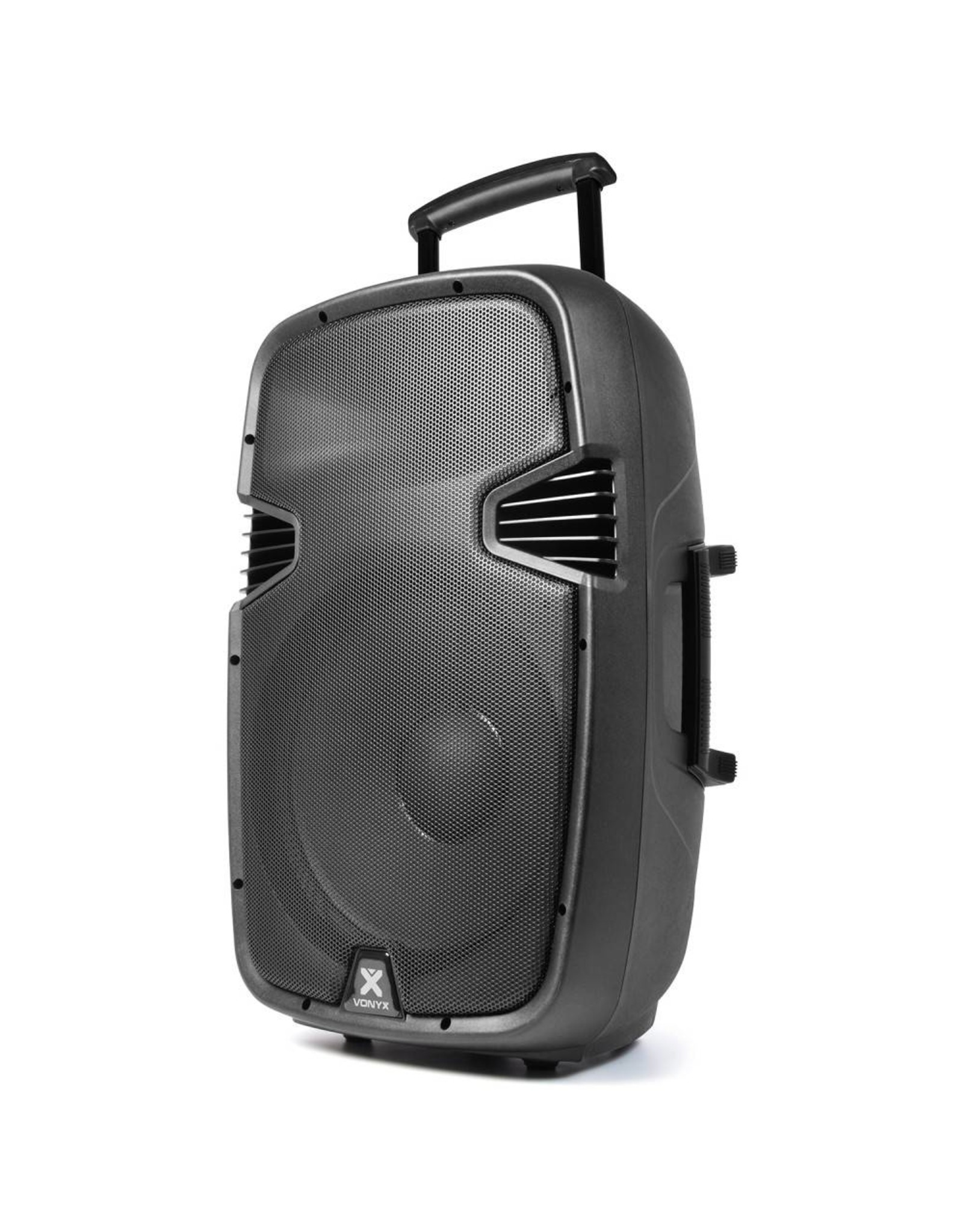 Vonyx SPJ-PA915 Mobiele speaker met Accu UHF/usb/mp3  ABS 15"