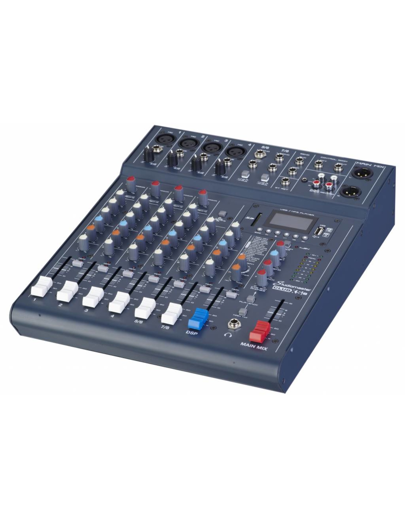 Studiomaster CLUB XS8 mixer 6 channel 8 input mixer 25121