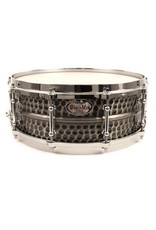 Worldmax WMA BKH-6514SH Black Dawg hammered brass 14 x 6.5 snare drum