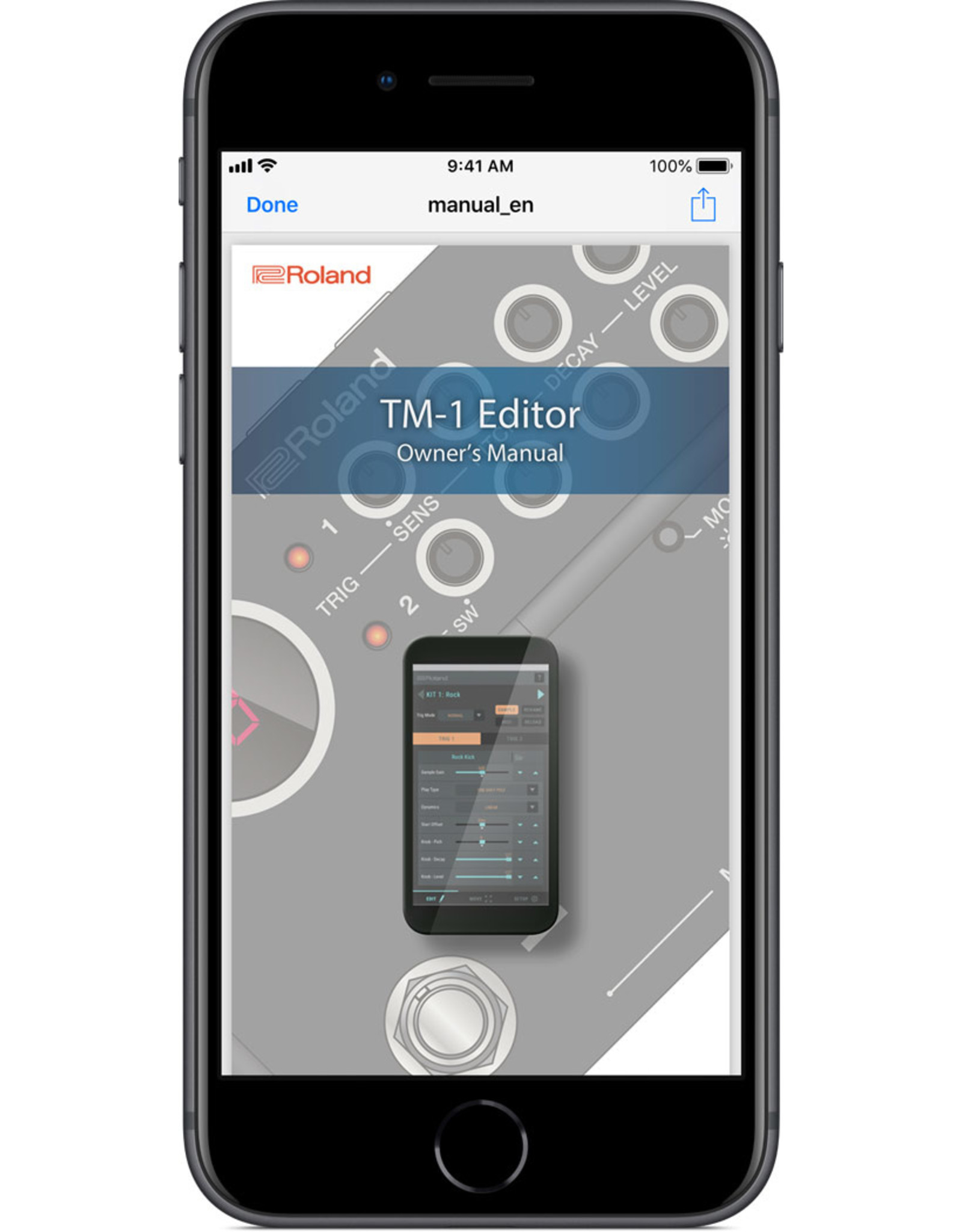 Roland TM-1-Auslösemodul Hybrid