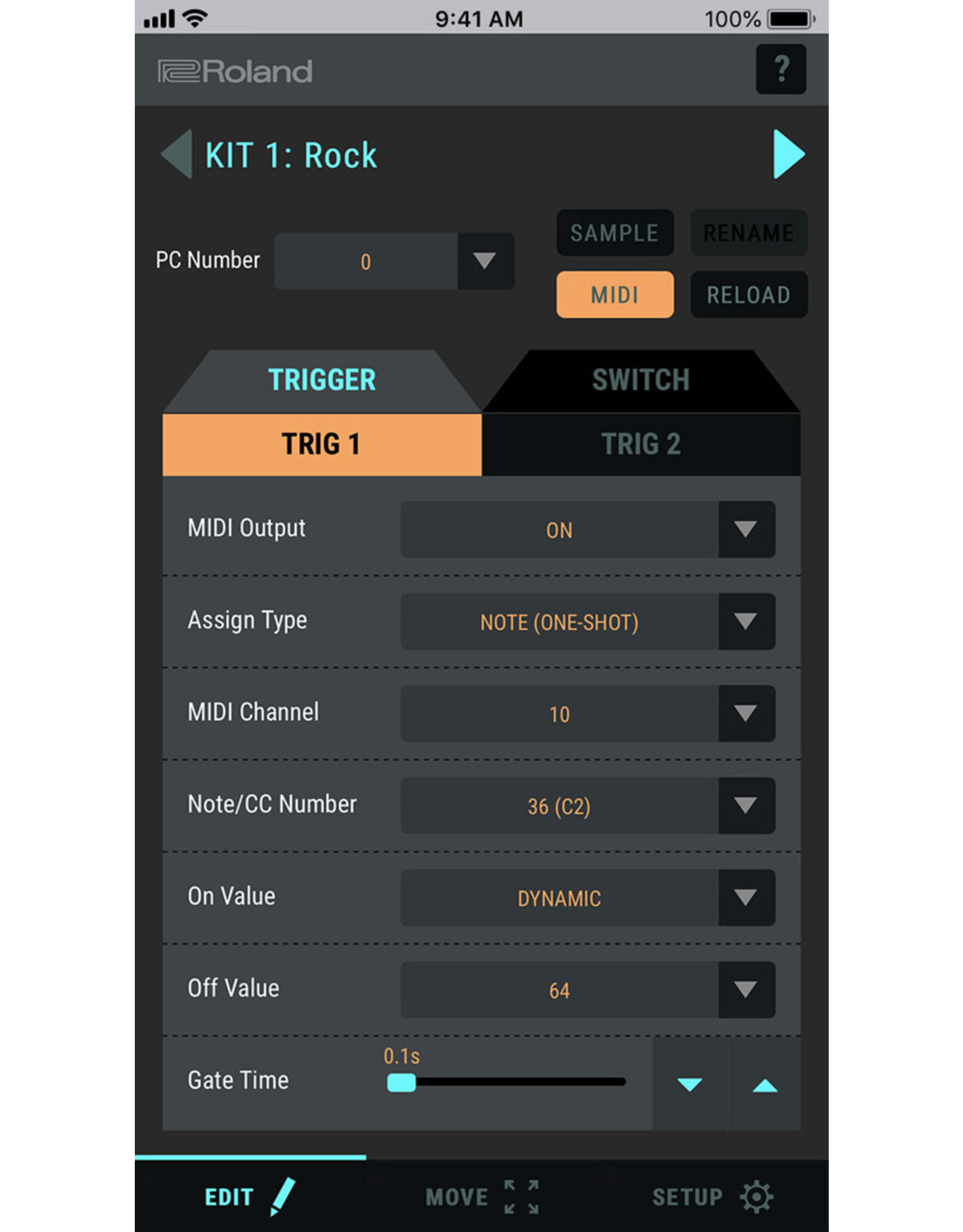 Roland TM-1-Auslösemodul Hybrid