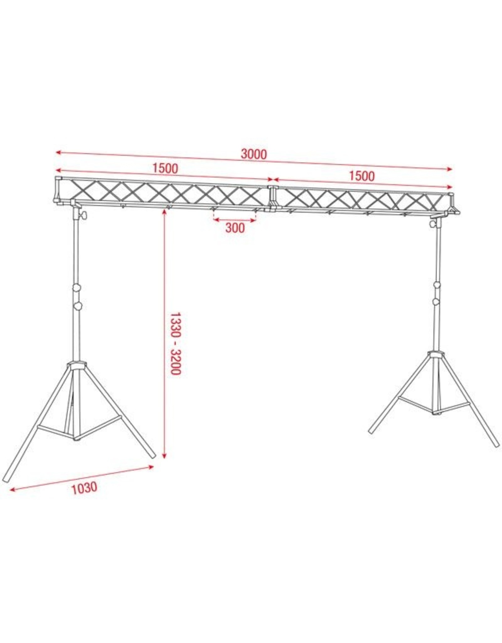 Showtec Light Bridge Set DJ truss 70930