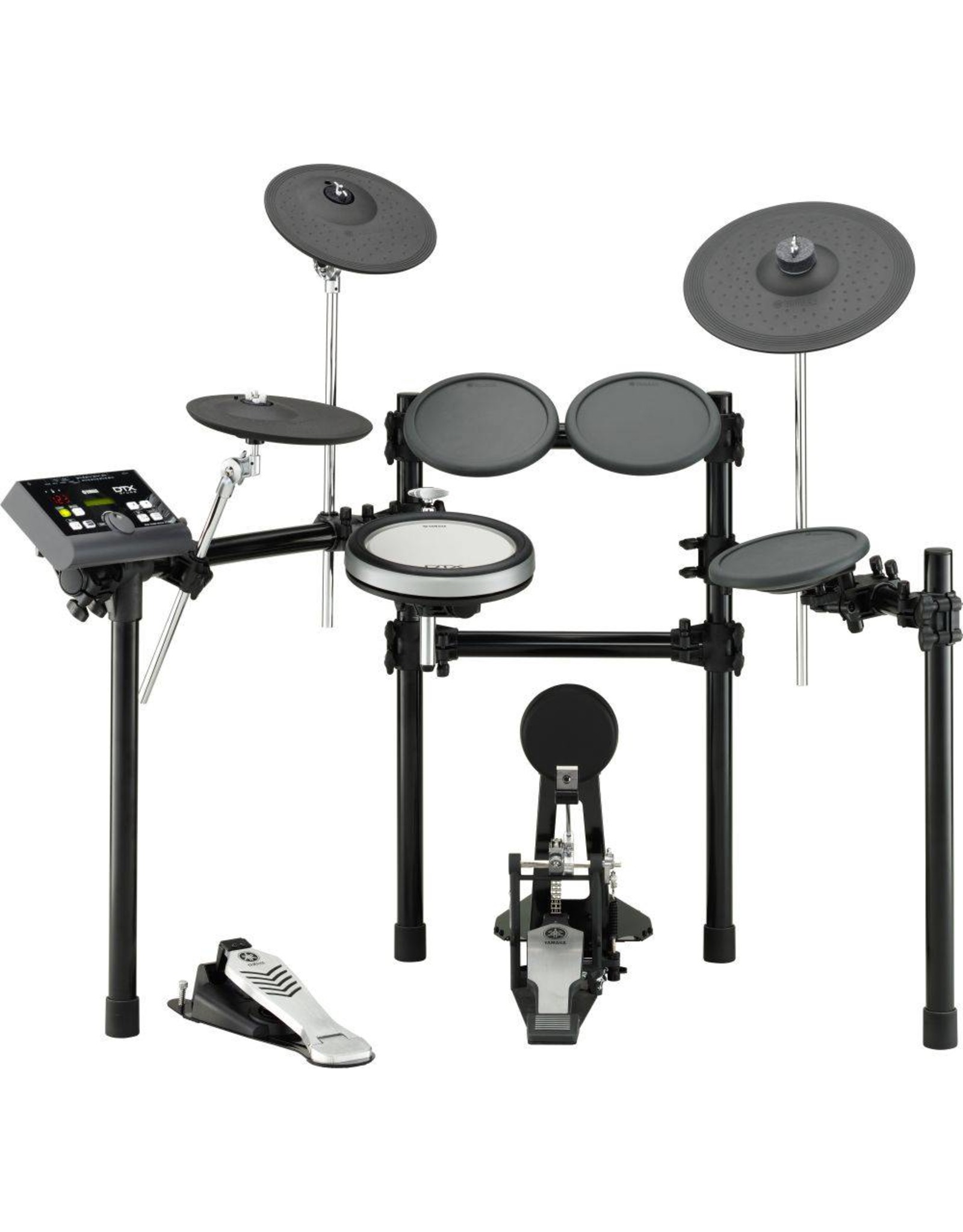 Yamaha  DTX520K Elektronisch Drumstel demo + drumkruk, bassdrumpedal & stokken