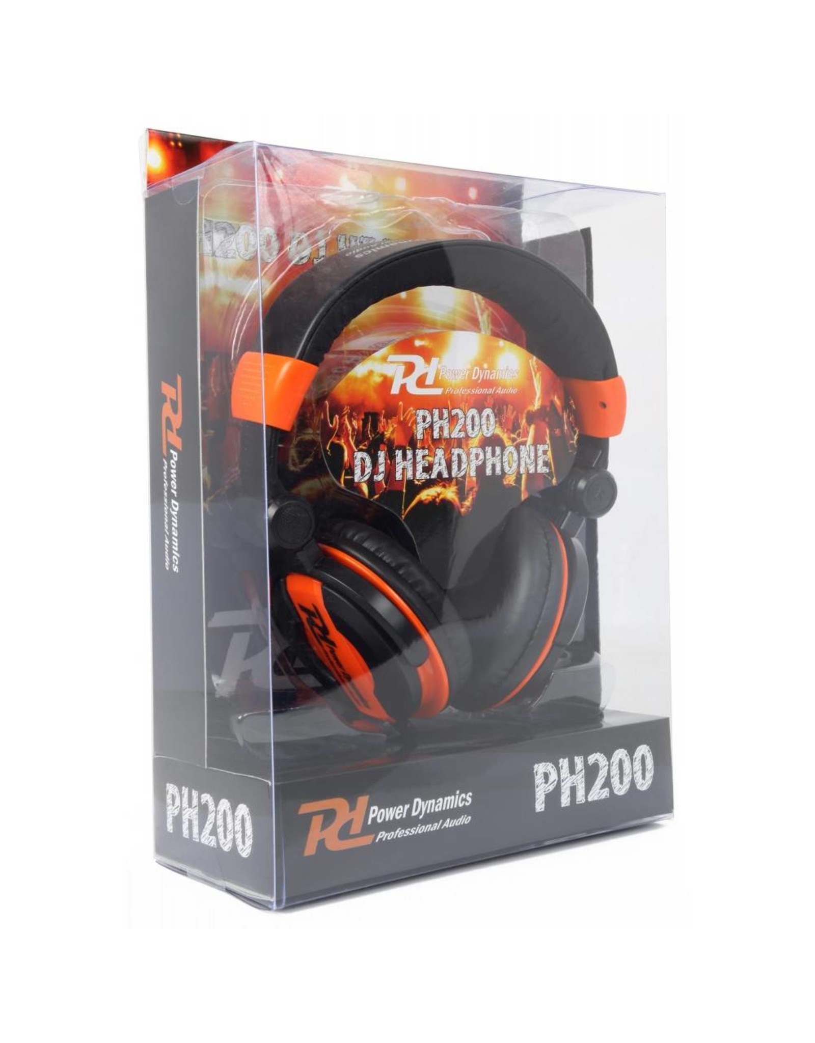 PD Power Dynamics  PH200 DJ Headphones Black