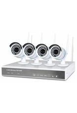 Fenton Draadloos Bewakingssysteem met 4 HD-camera’s4 Cam Wireless NVR kit 1TB 351.183