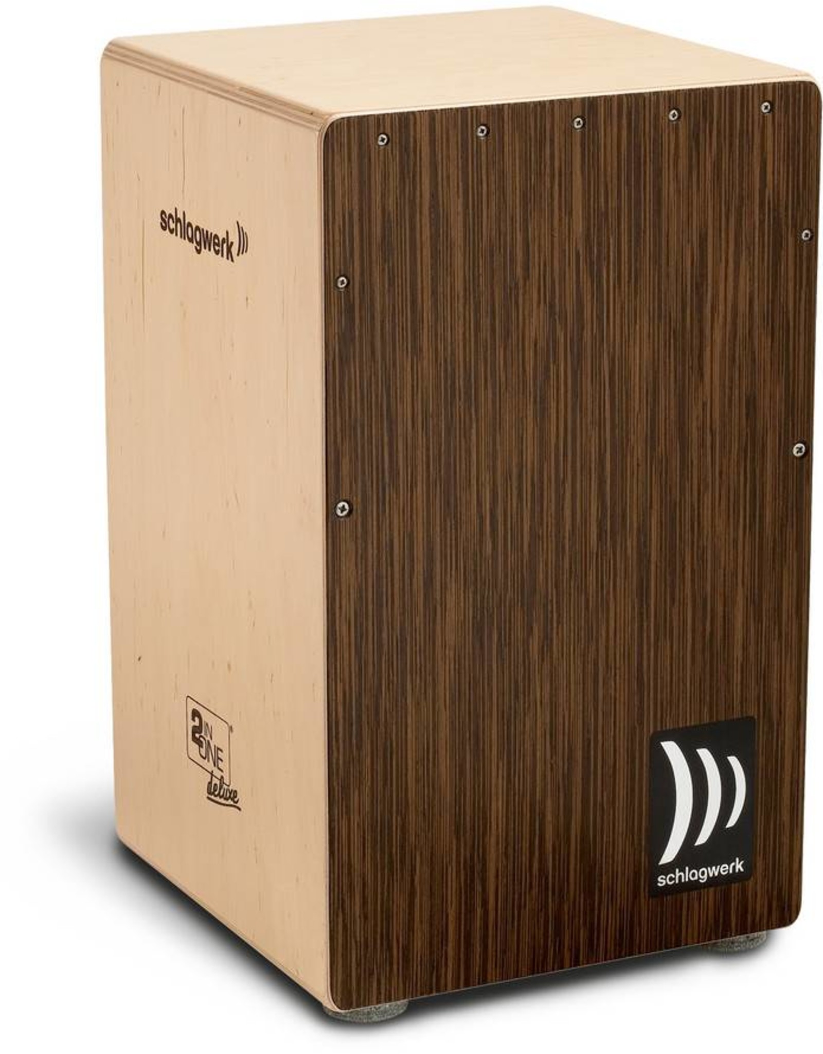 Schlagwerk Cajon CP430 2inOne de Luxe voorblad wengé