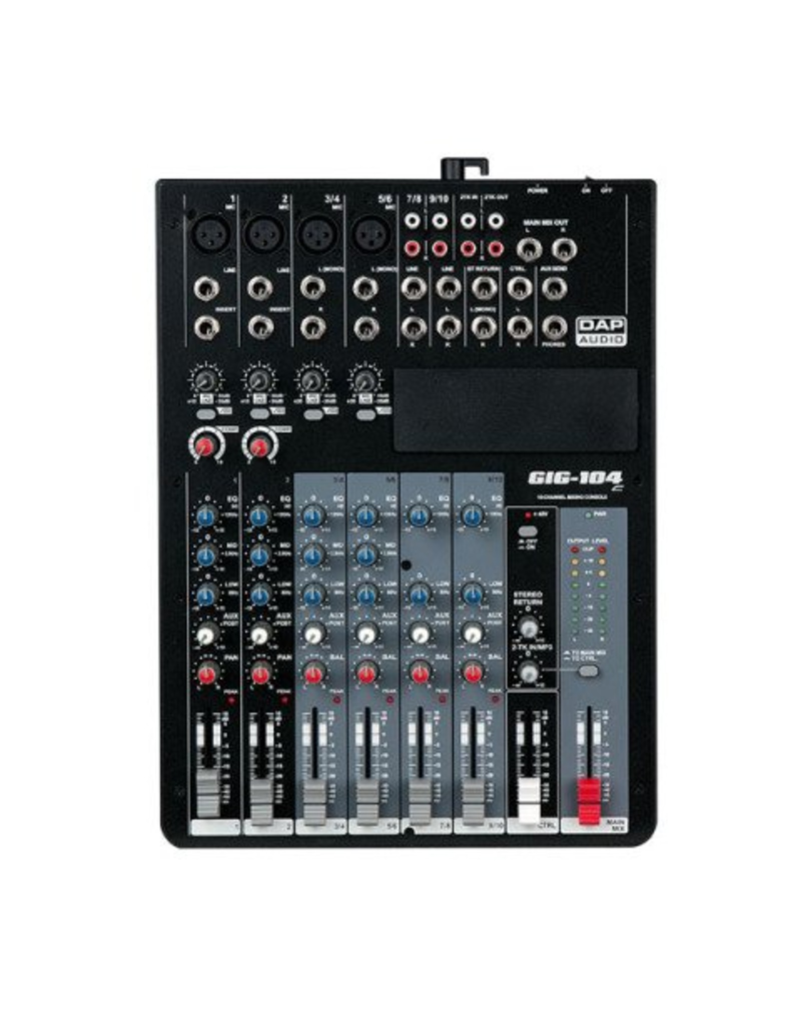 DAP audio pro DAP pro GIG-104C 10 channel live mixer incl. Dynamics D2283