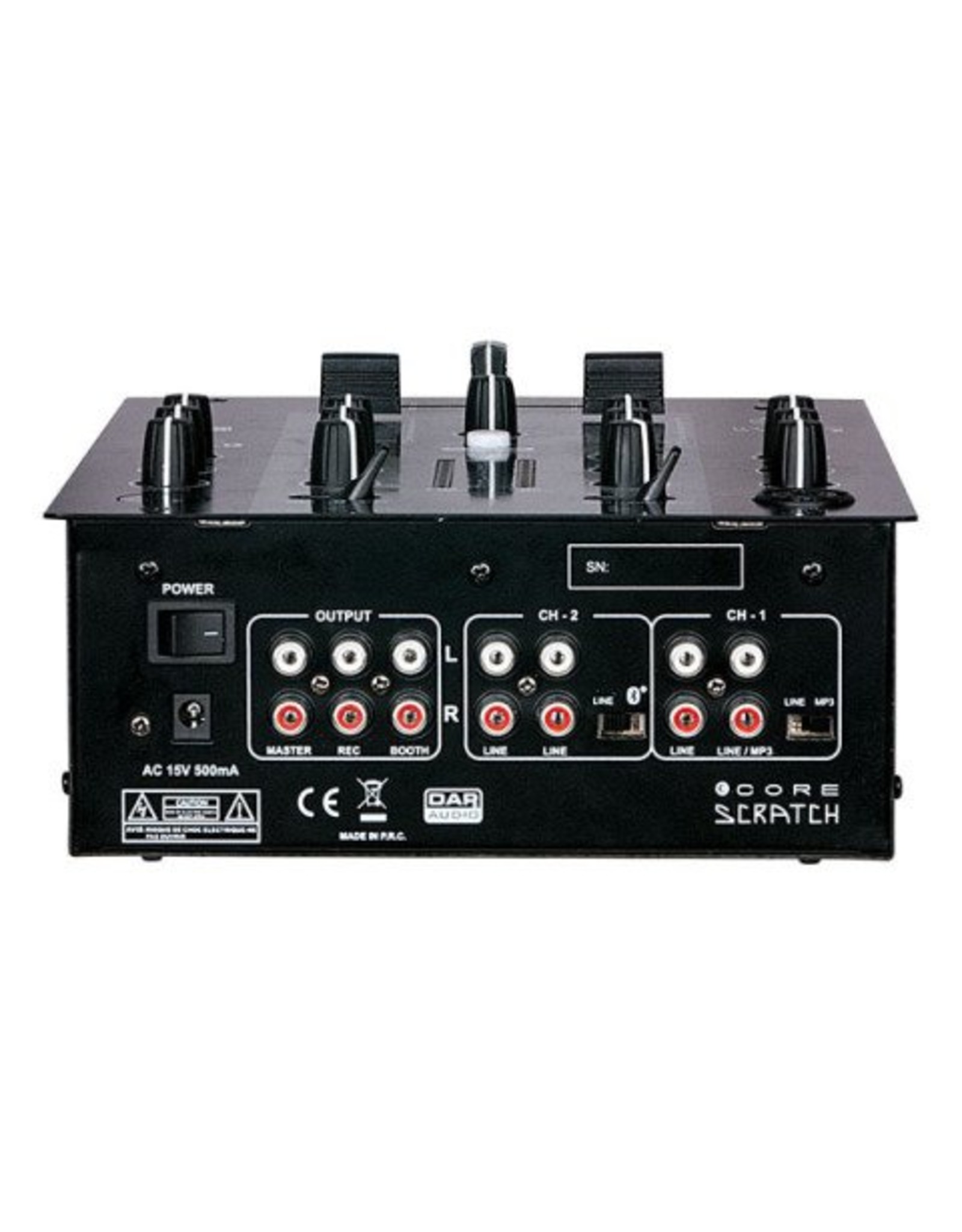 DAP audio pro DAP Audio CORE Scratch 2 Channel DJ Mixer D2312