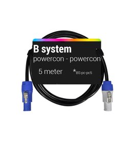 B System 5m Powercon - Powercon voedingskabel 5 meter