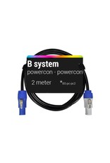 B System  Powercon - Powercon,voedingskabel, 2 meter BS-pc-pc2