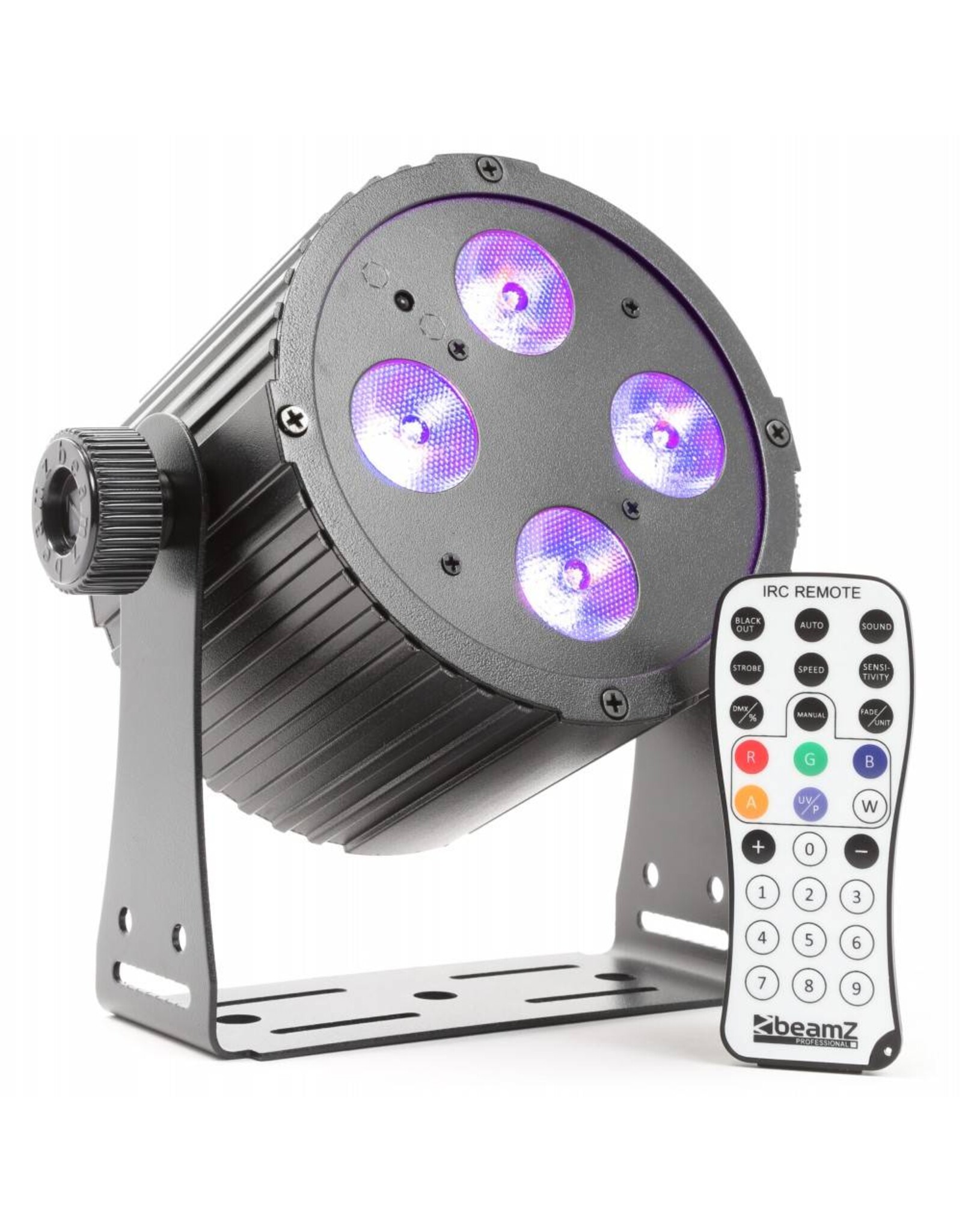 Beamz  BAC404 Aluminium LED Spot 4x 18W 6-in-1-LEDs