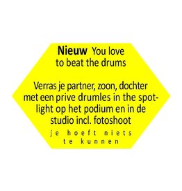 Busscherdrums You love to beat the drums
