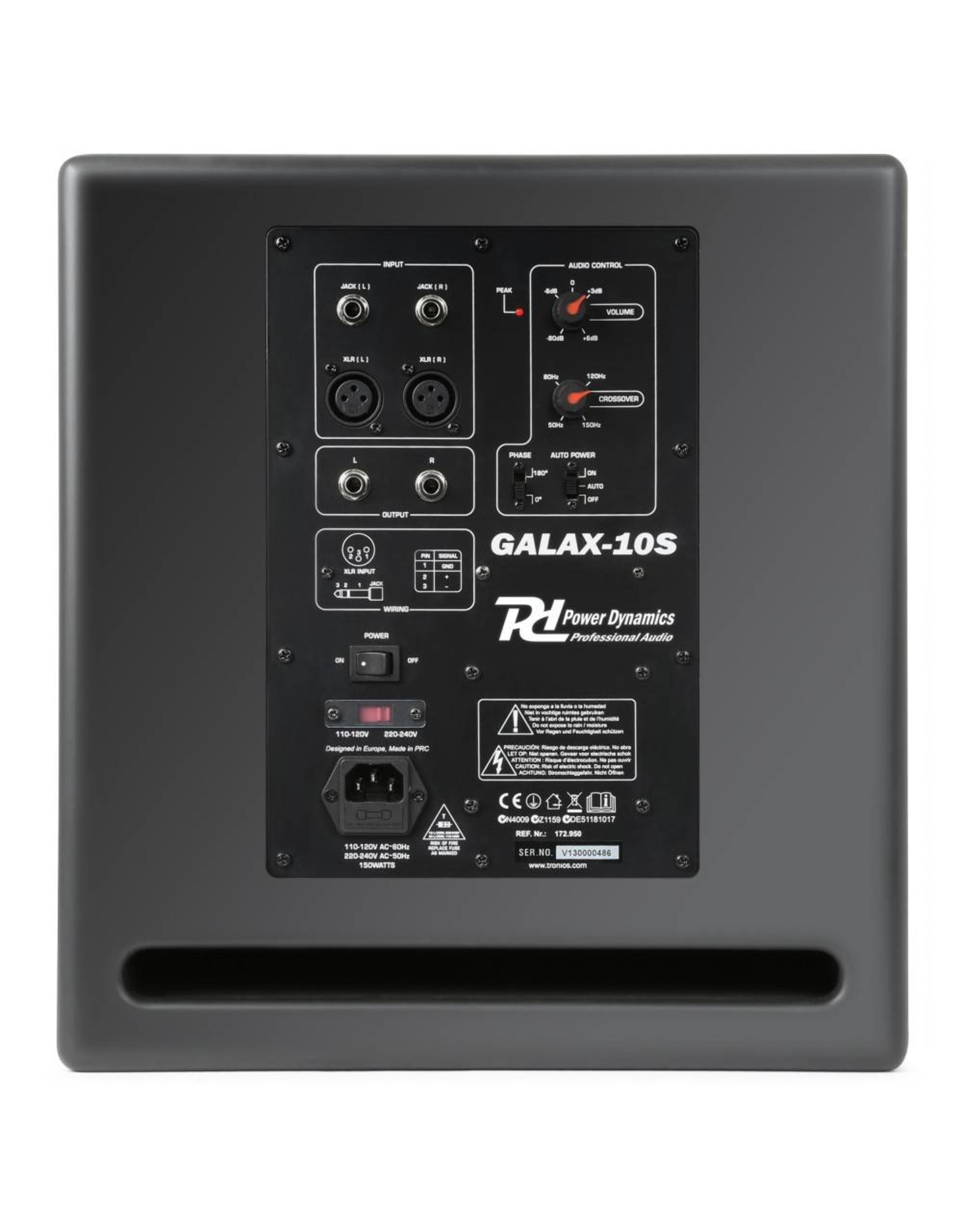 PD Power Dynamics Galax 10S Studio Monitor Subwoofer 178.950