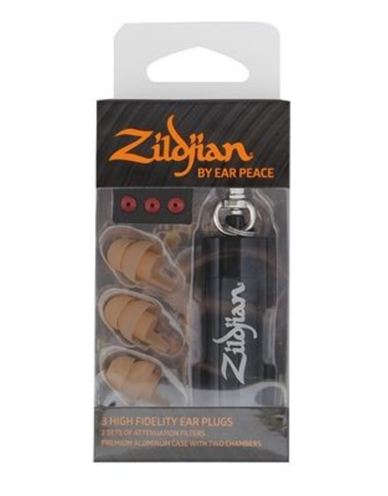 Zildjian HD earplugs skin color (pair) ZIZPLUGST hearing protection
