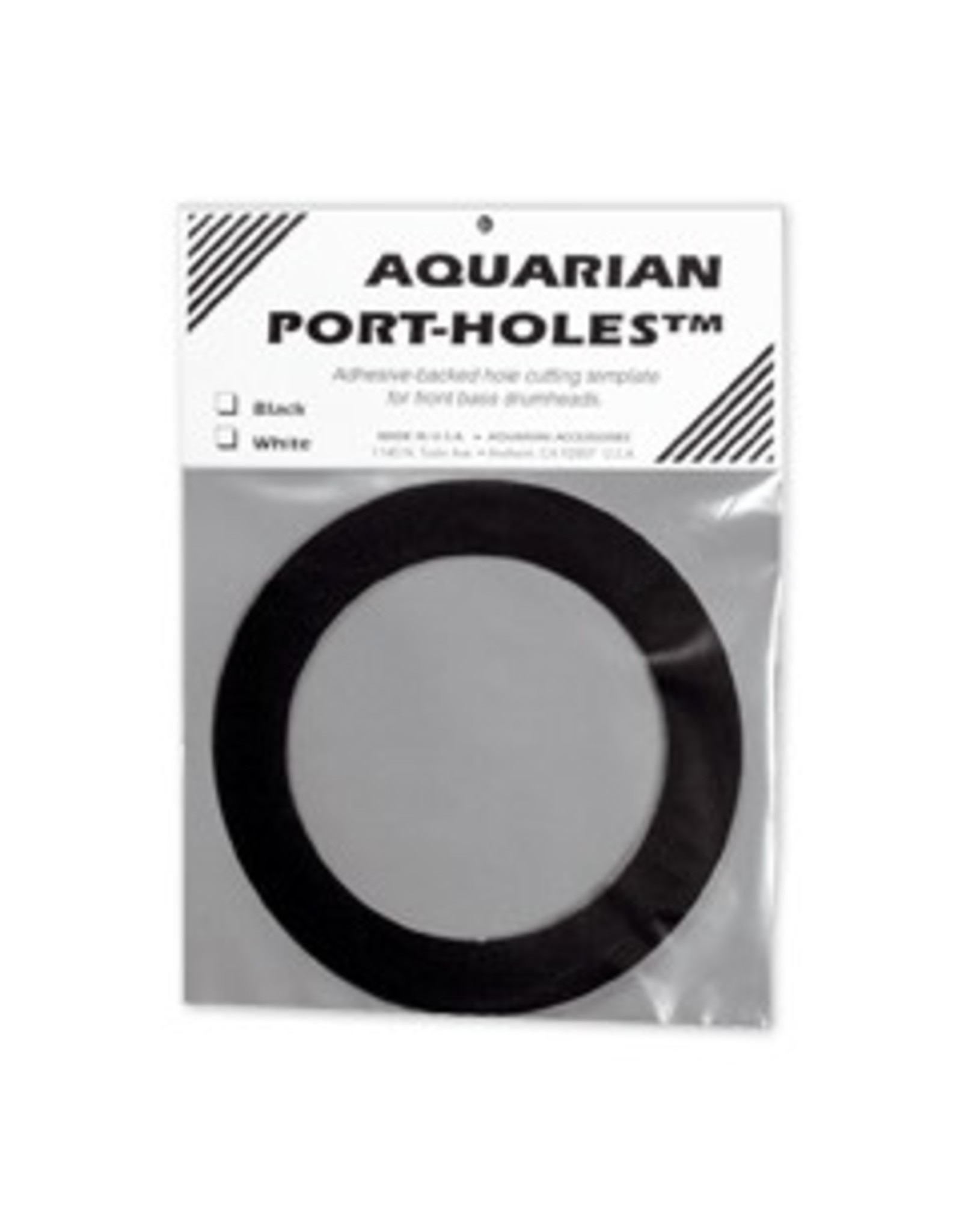 Aquarian AQPHBK  Port-Hole 5 "for Bass black resonant side