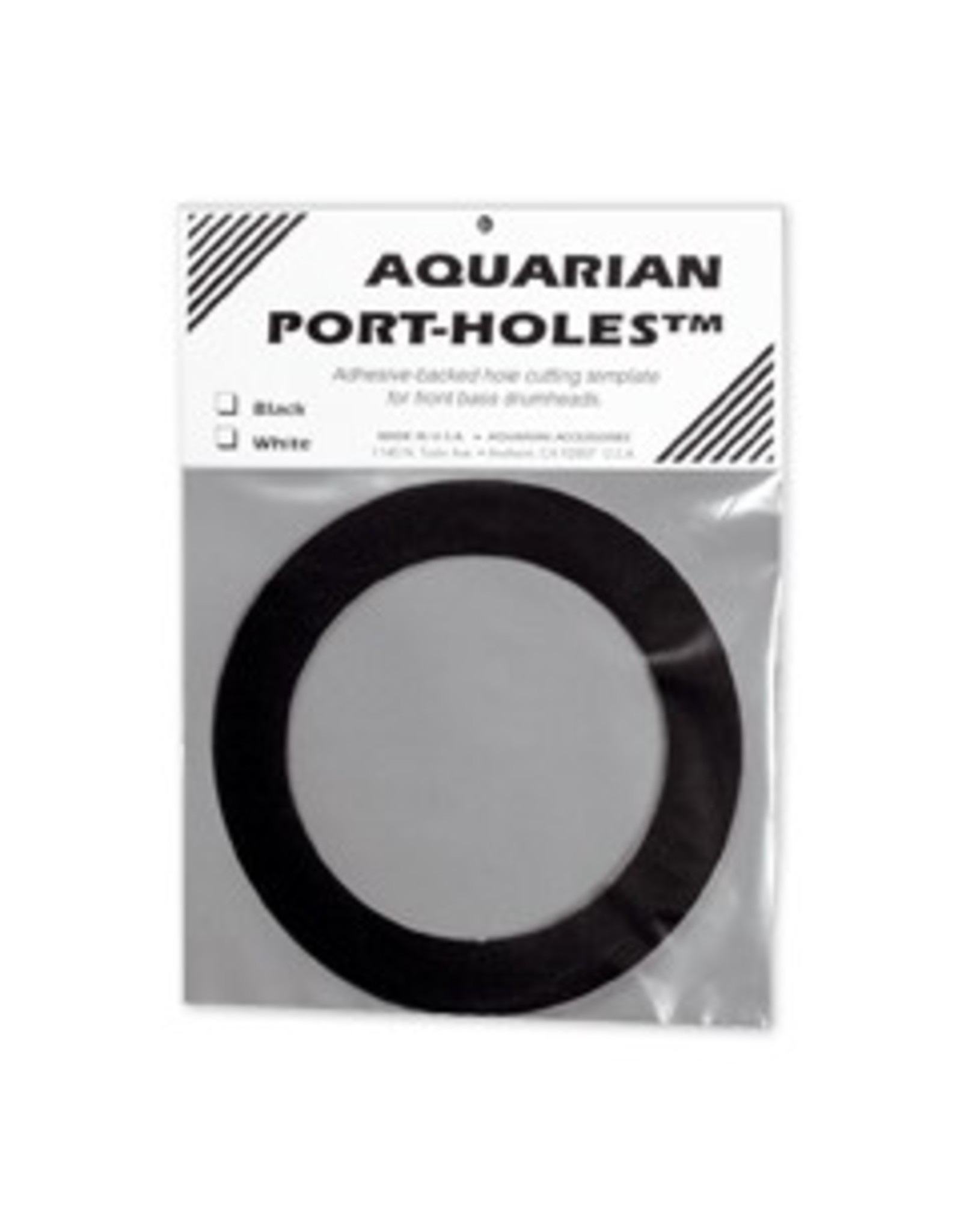 Aquarian AQPHBK  Port-Hole 5 "für Bass schwarz Resonanzseite