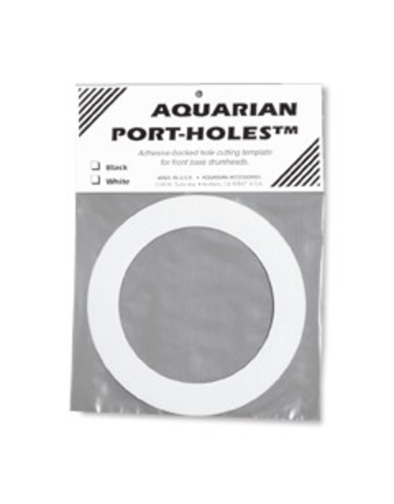 Aquarian  AQPHWH Port-Hole 5 "für Bass, weiß, Resonanzseite