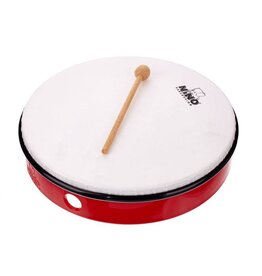 Meinl NINO Handtrommel NINO6R abs Handtrommel 12 "rot inkl. Stab