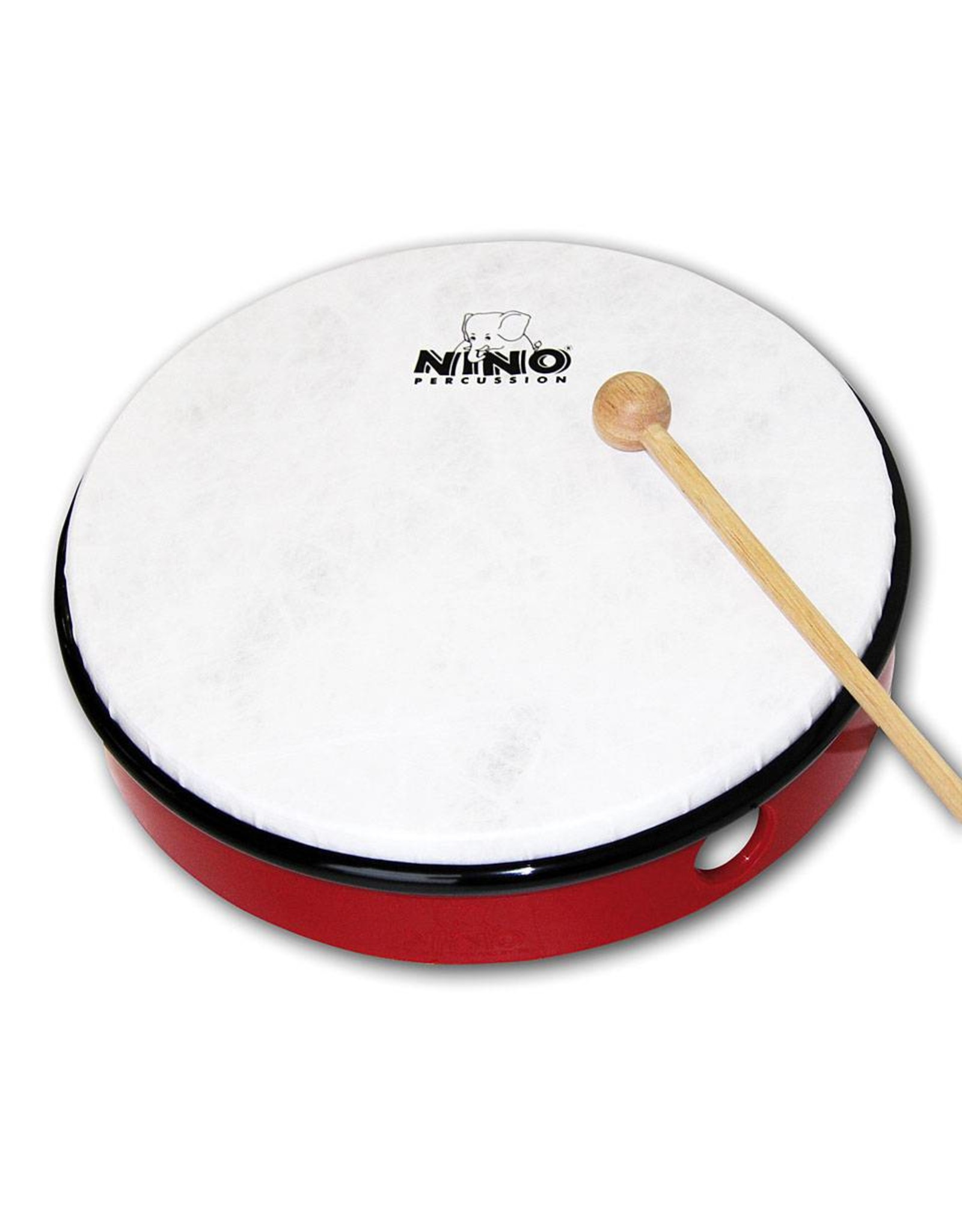 Meinl NINO Handtrommel NINO5R abs Handtrommel 10 "rot inkl. Stab