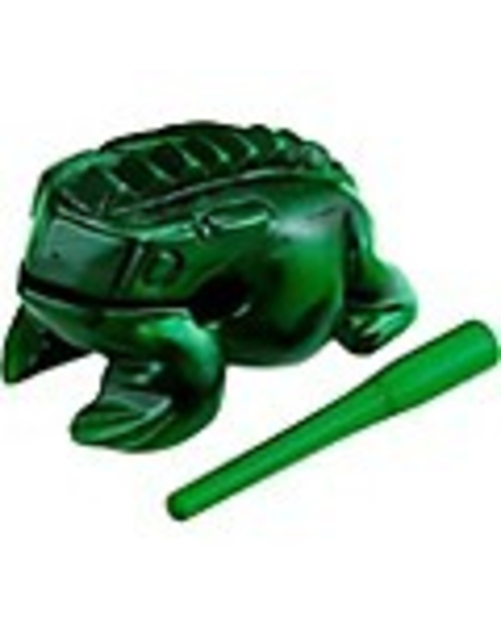 Meinl NINO PERCUSSION Guiro Frog NINO513GR small, green