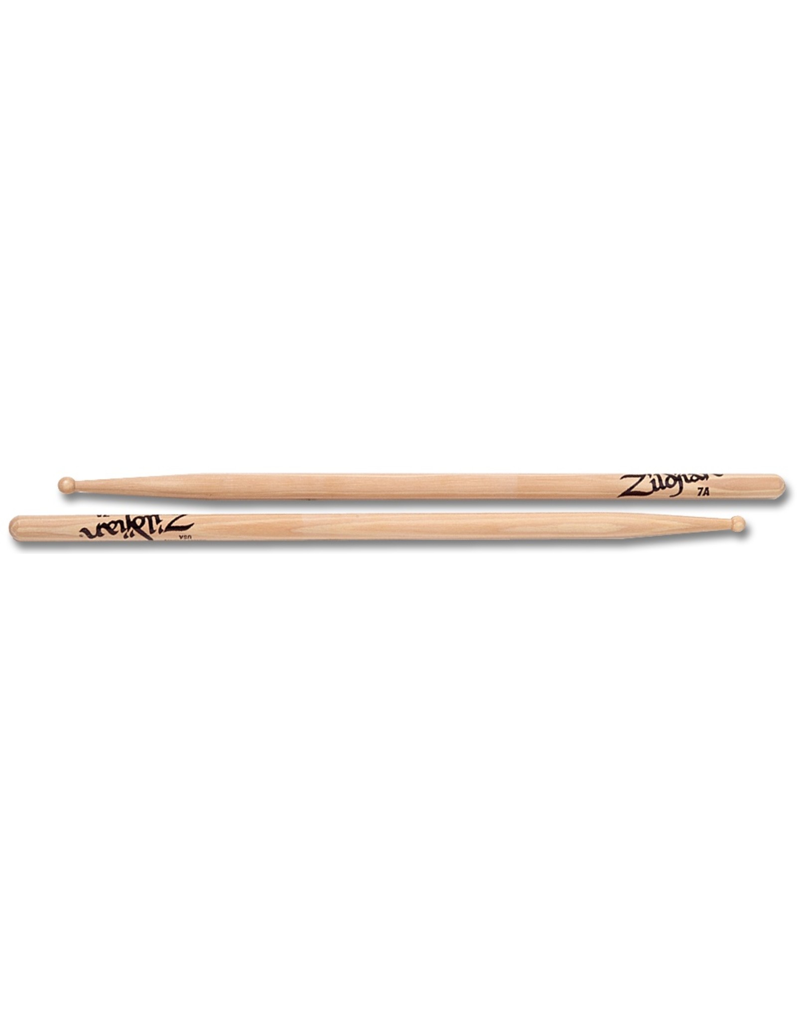 Zildjian  drumstokken 7A Hickory Wood Tip-serie ZI7AWN