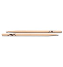 Zildjian 7ANN   Trommelstöcke 7A Hickory Nylon Tip-Serie, natürliche Farbe ZI7ANN