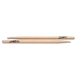 Zildjian 7ANN   Trommelstöcke 7A Hickory Nylon Tip-Serie, natürliche Farbe ZI7ANN