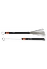 Zildjian  SDWB3 Draadbrush Bent Bristle, Rubberen handvat, zwart ZISDWB3