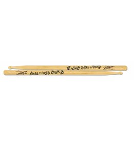 Zildjian ASTBF Artist Series Drumsticks, Travis Barker, Wood Tip, natural color ZIASTBF
