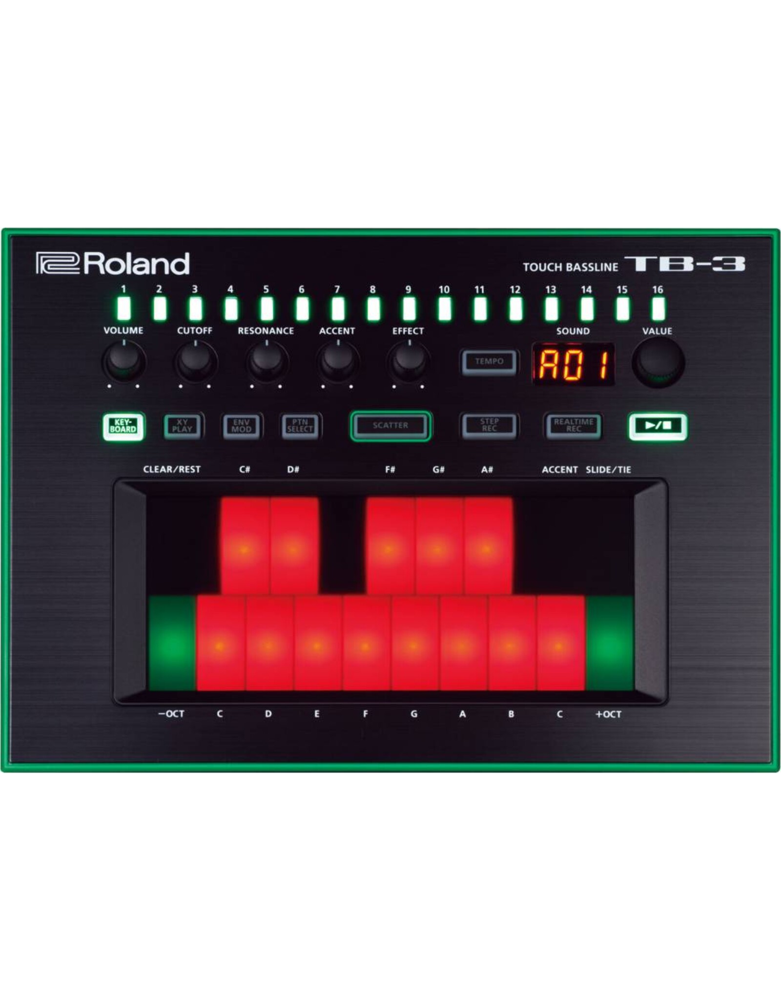 Roland AIRA  TB-3-Noten-Bass Synthesizer AIRA TB3