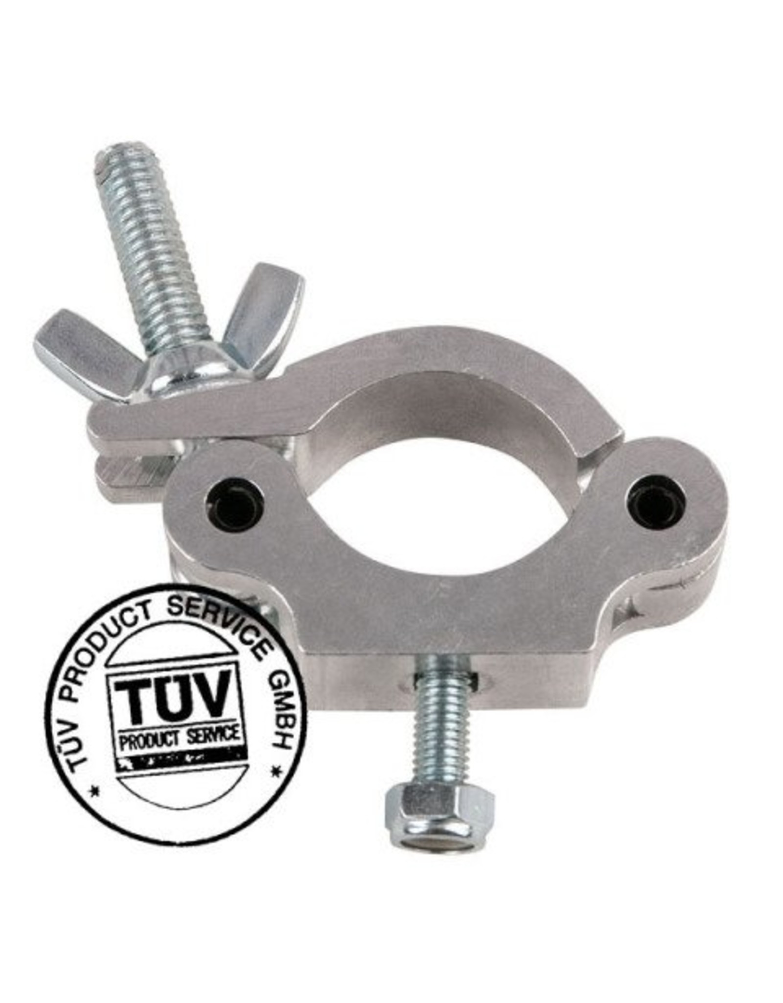 Showtec  50mm Halbkupplung Slimline SWL: 300 kg TÜV-Zertifizierung, Metall 70480