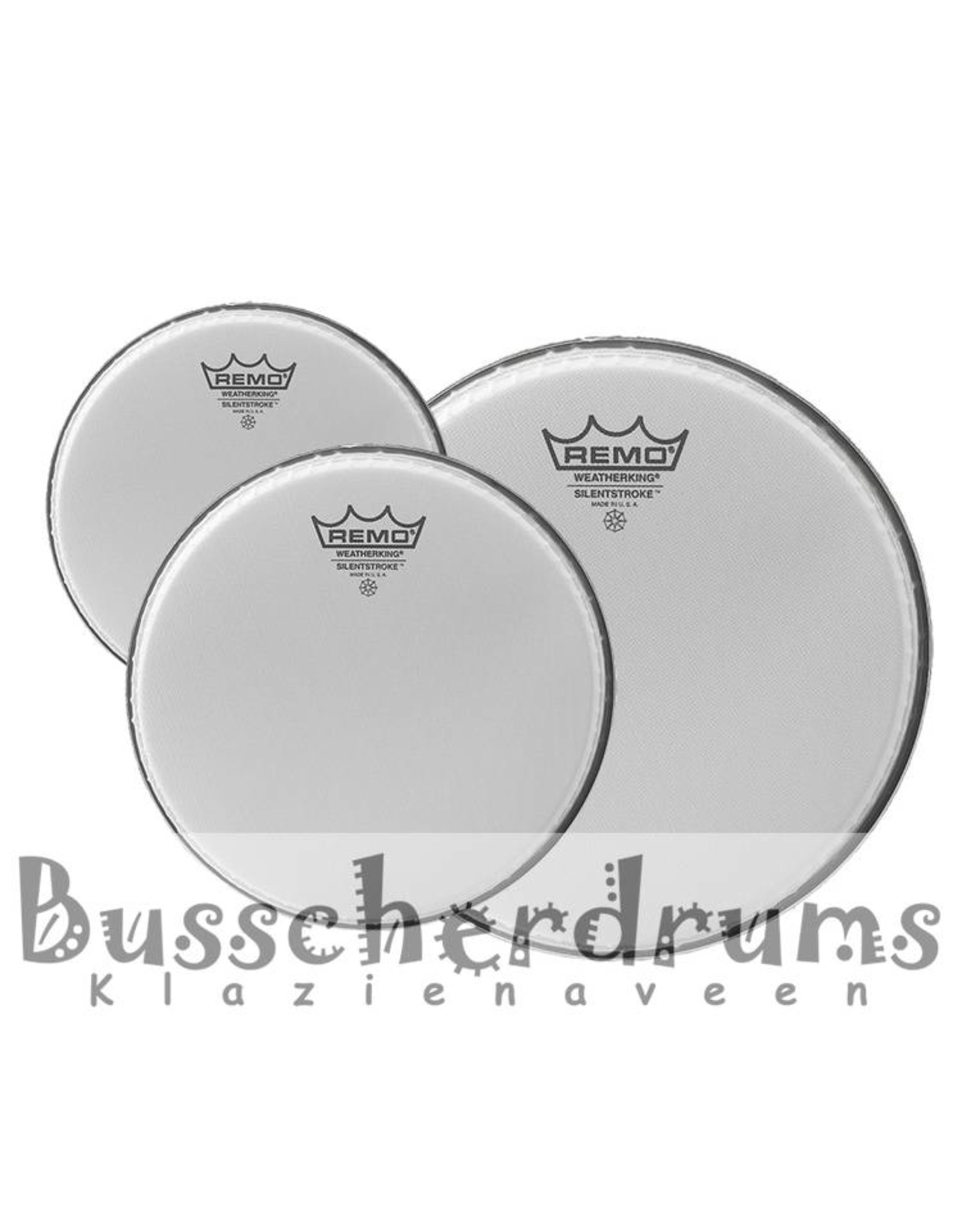 REMO  P3-0106-BP Powerstroke 3 coated raw white 6 "tom sheet