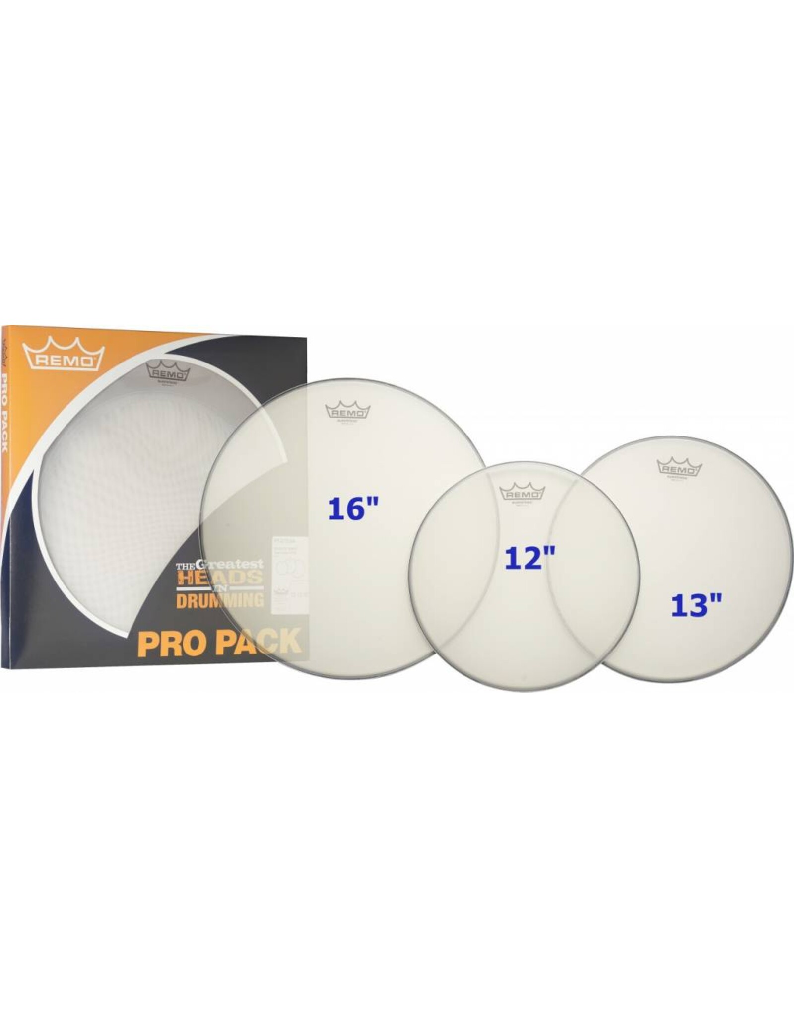 REMO  PP-2272-SN Silentstroke TOM PACK STANDARD 12-13-16"