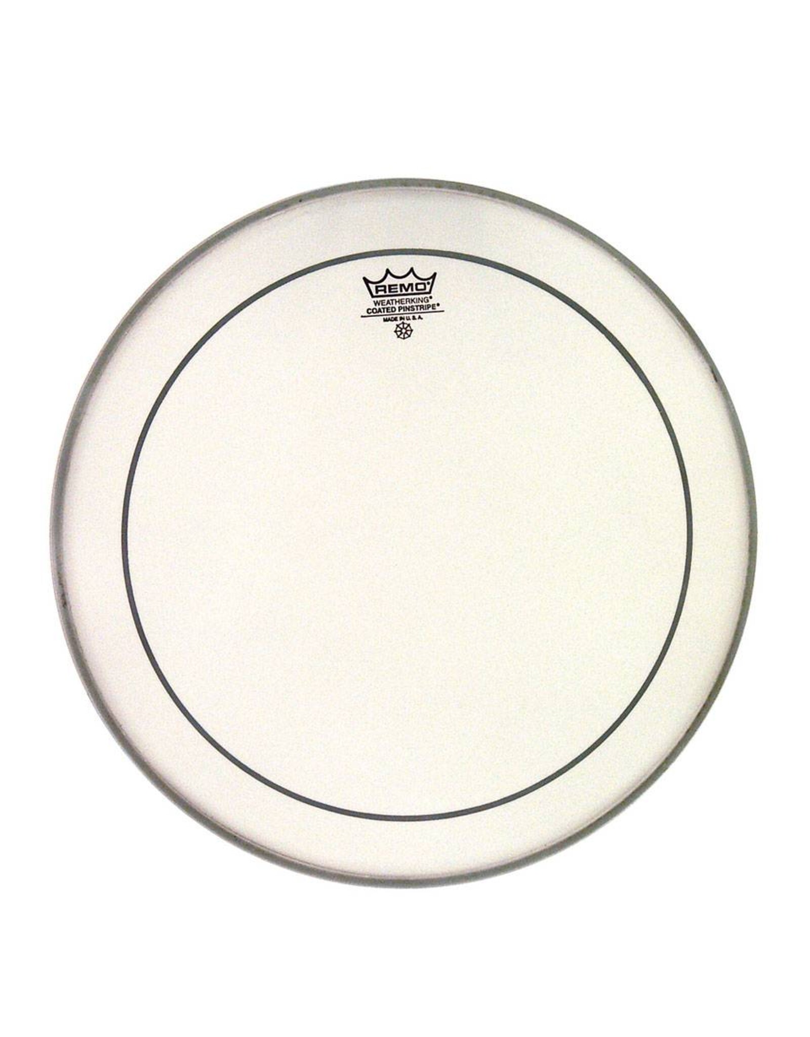 REMO  PS-0118-00 Pinstripe 18 inch rough coated white for floor tom