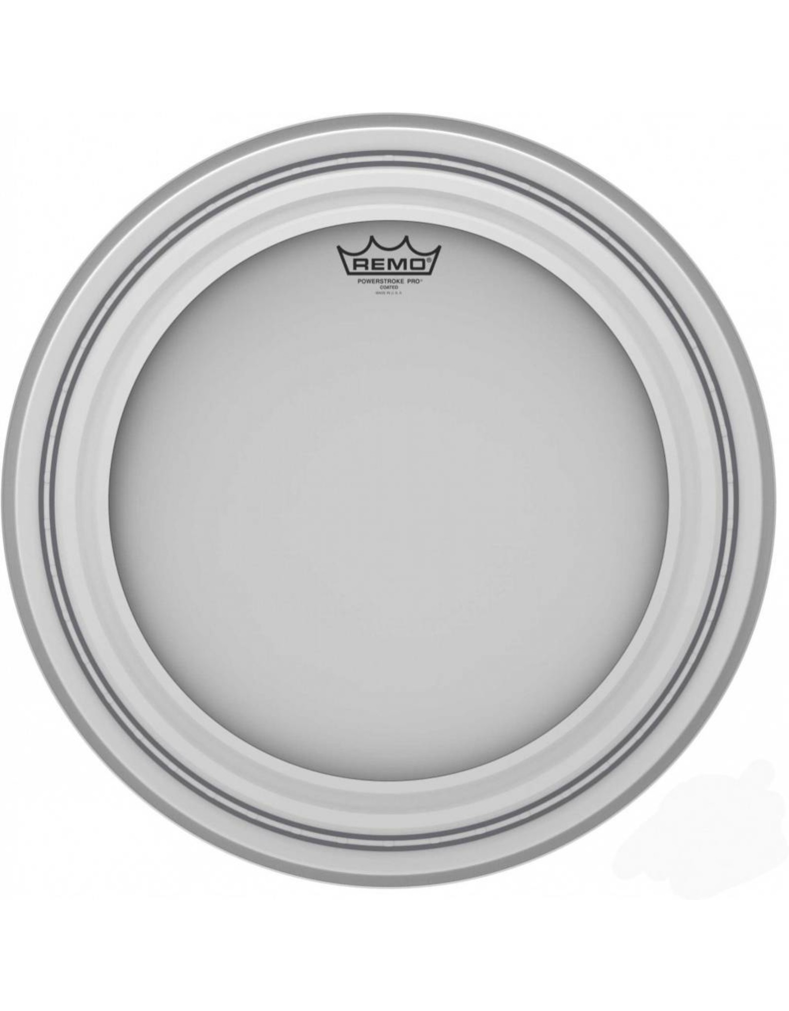 REMO  PR-1122-00 Powerstroke Pro Coated 22 inch bassdrum vel