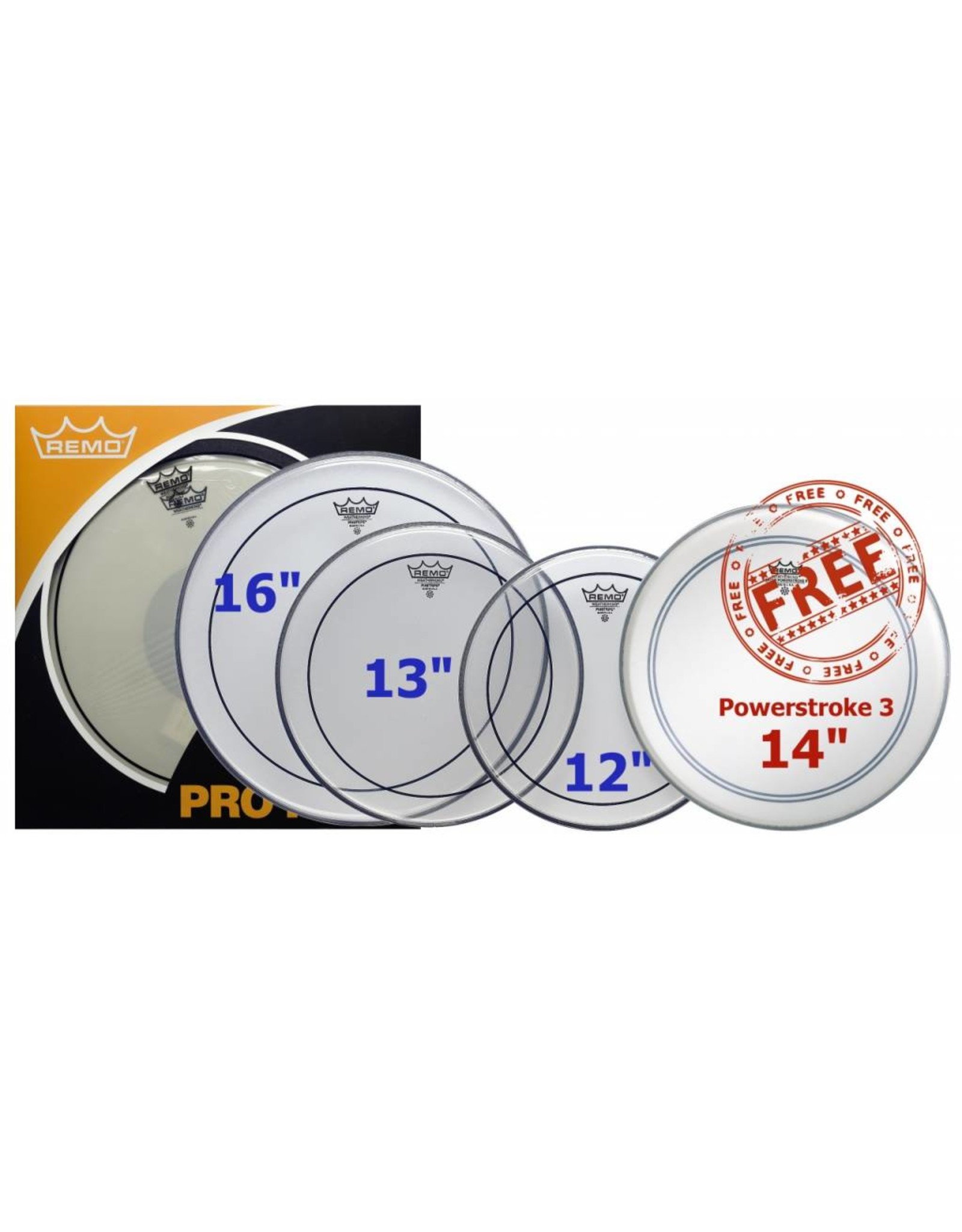 REMO  PP-0312-PS Pinstripe ProPack vellenset 12 - 13 - 16 - 14