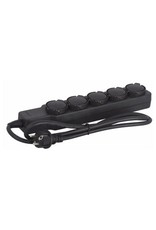 Showtec  Multi Socket Schuko 5-way IP-20 manifold strip 90461