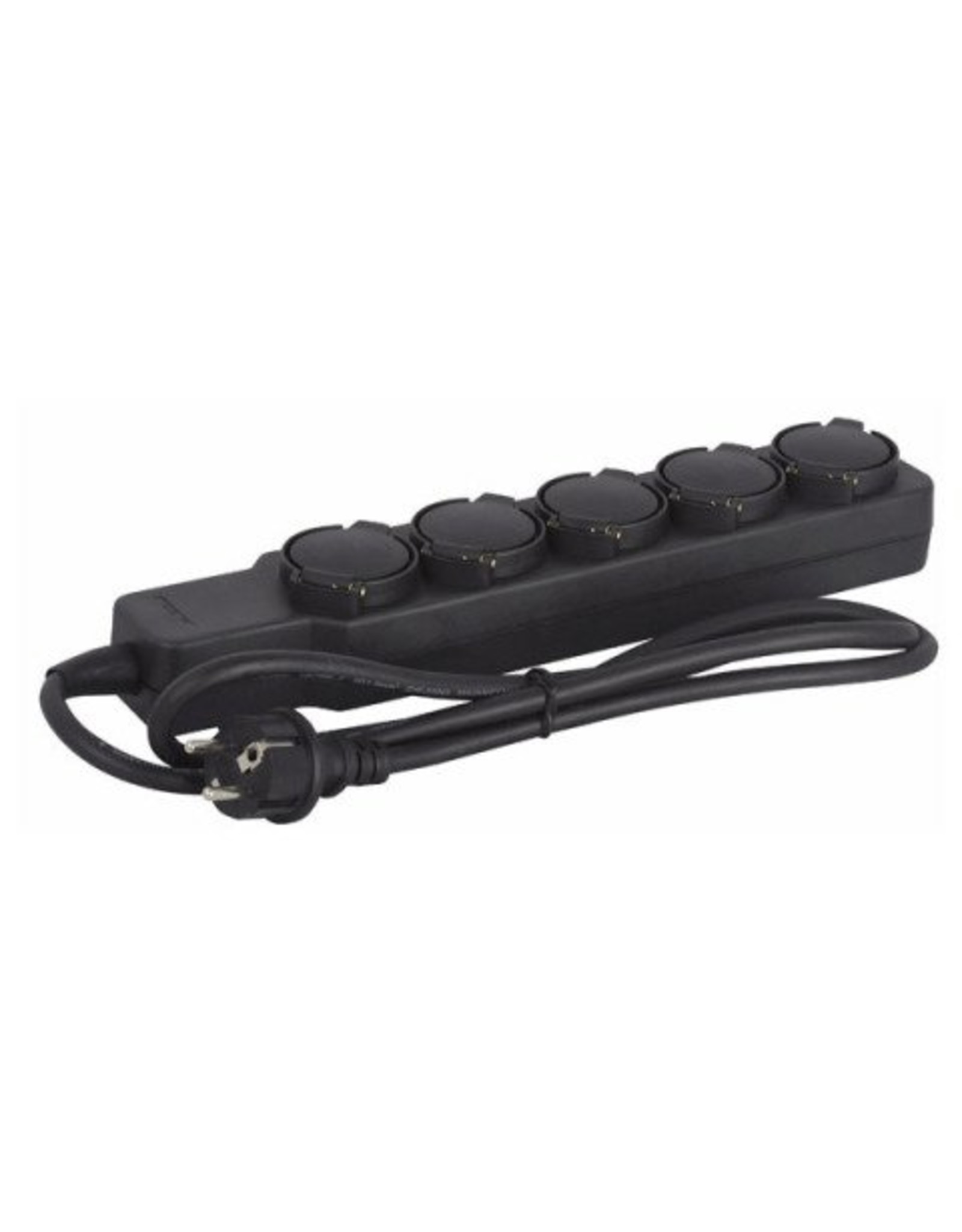 Showtec  Multi Socket Schuko 5-way IP-20 manifold strip 90461
