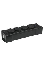 Showtec  Powerbox 4 Daisy-Chain Multi Socket Schuko 4-way manifold strip 90 661