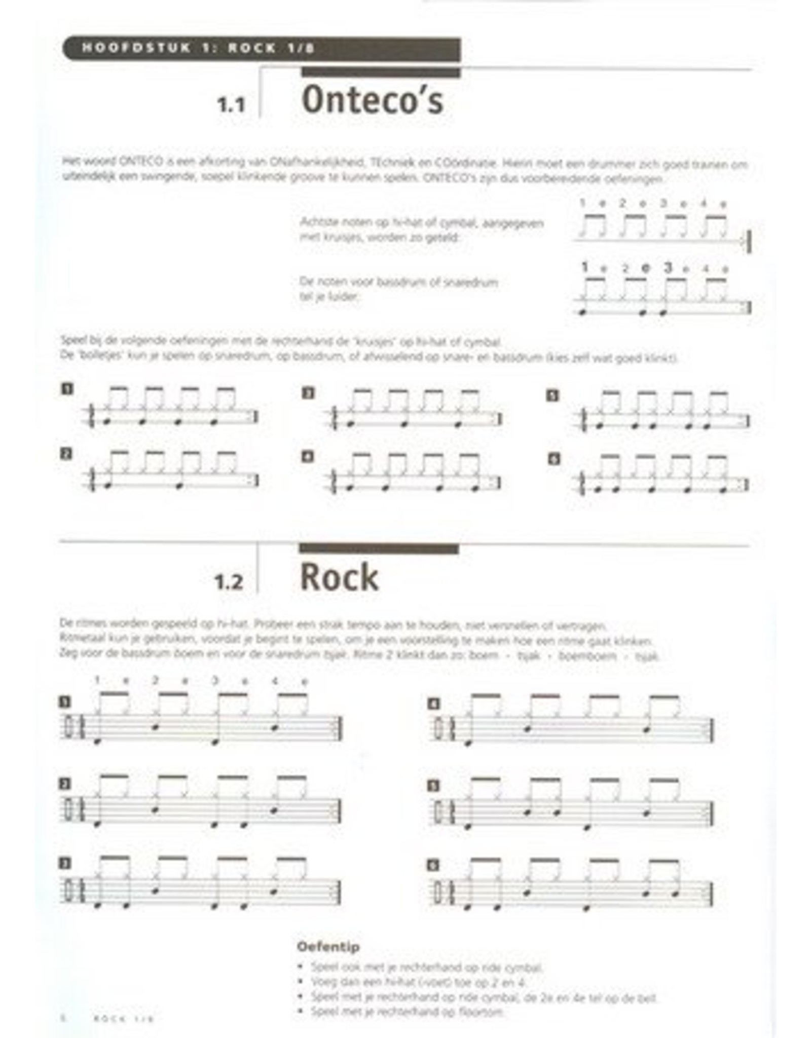 de Haske Echtzeit Drums Grund Method For Drumset - Arjen Oosterhout Teil 1 CD inkl.